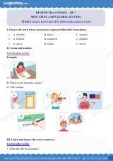 Đề thi học kì 1 Tiếng Anh 5 Global Success - Đề số 1